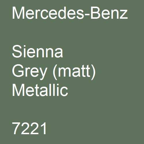 Mercedes-Benz, Sienna Grey (matt) Metallic, 7221.